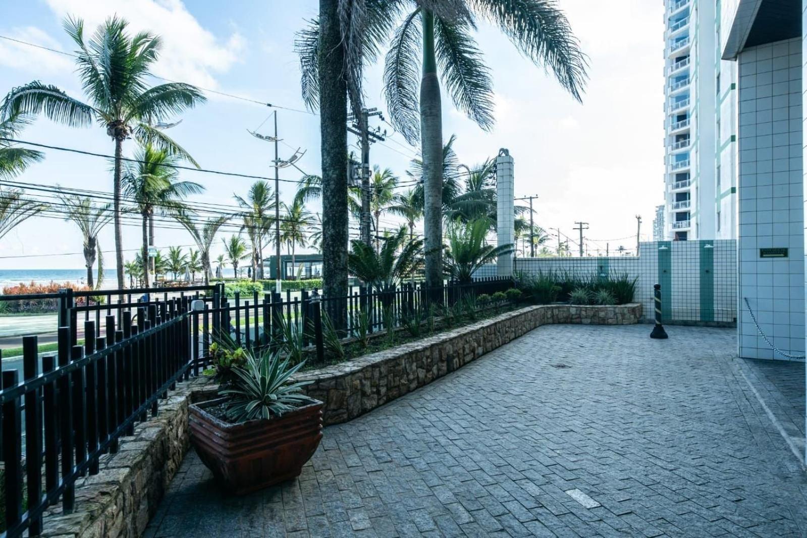 Frente Vista Mar Com Varanda Wi Fi 300Mbps E 10M Da Praia Da Tupi - Estacionamento Gratuito Praia Grande  Esterno foto