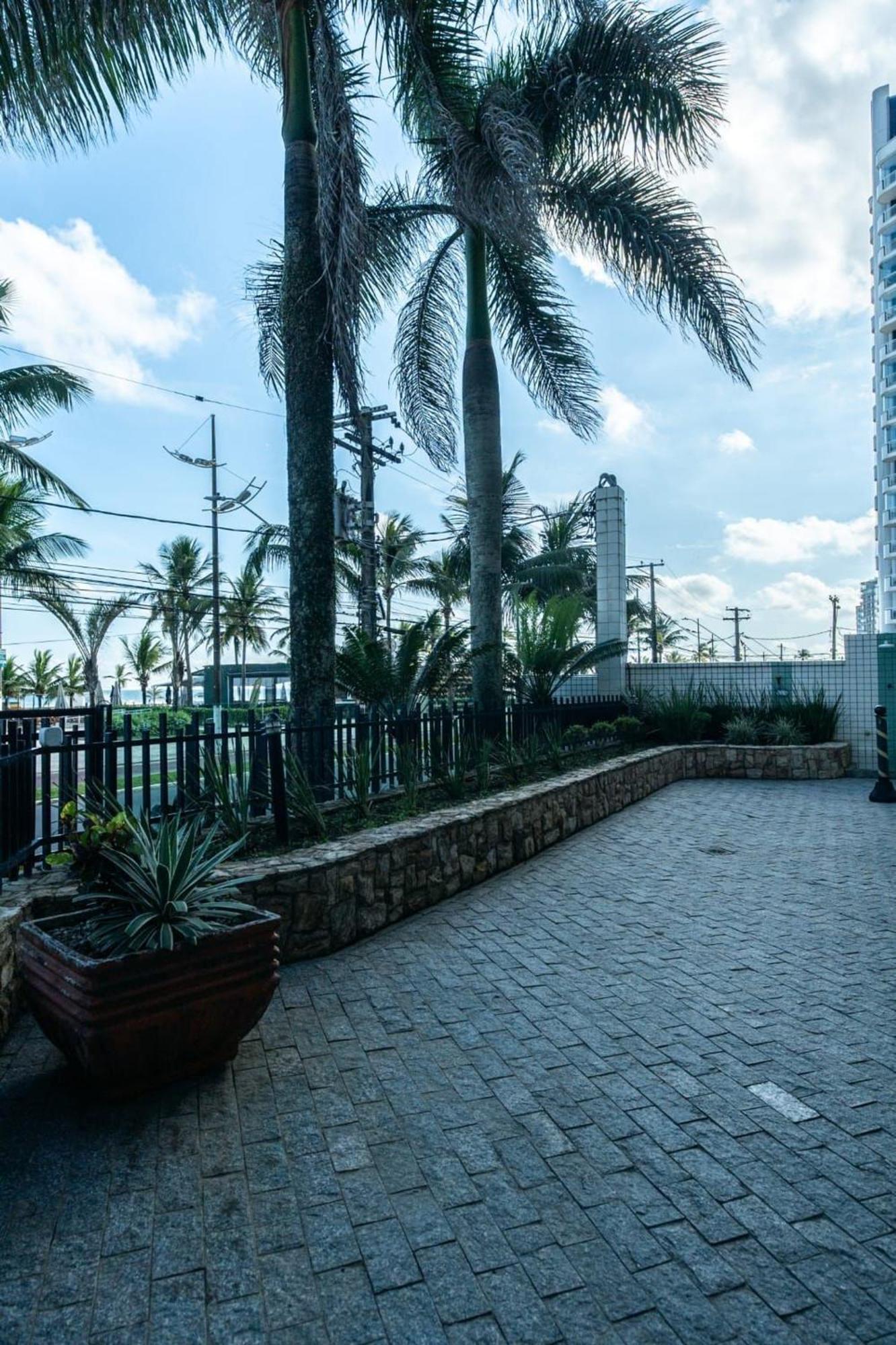 Frente Vista Mar Com Varanda Wi Fi 300Mbps E 10M Da Praia Da Tupi - Estacionamento Gratuito Praia Grande  Esterno foto